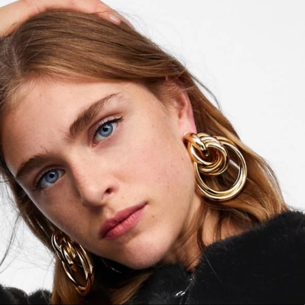 Layered Gold Hoops!